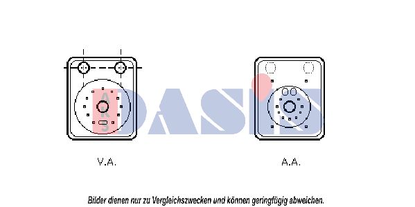 AKS DASIS масляный радиатор, двигательное масло 040024N
